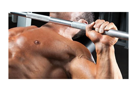 Жим штанги на наклонной скамье (видео)