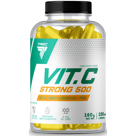 Витамин С с цинком Vit C STRONG-500 100 кап Trec Nutrition
