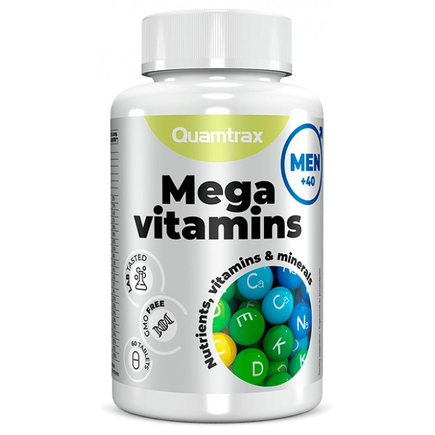 Витамины для мужчин Mega Vitamins for Men 60 таб Quamtrax