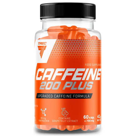 Кофеин Caffeine 200 plus 60кап Trec Nutrition