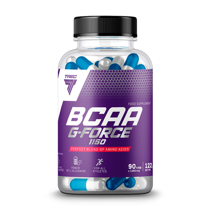 Аминокислоты с глютамином BCAA G-Force 1150 90 кап Trec Nutrition