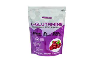 Small Глютамин L-Glutamine 200 г KingProtein Виноград