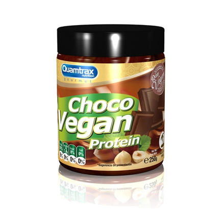 Орехово-шоколадная паста Choco Vegan Protein 250 г Quamtrax Nutrition
