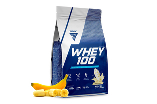 Протеин сывороточный  Whey 100 900 г Trec Nutrition Банан