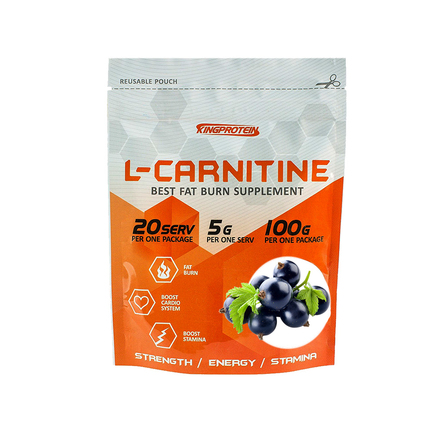 Карнитин L-Carnitine 100 г KingProtein Черная смородина
