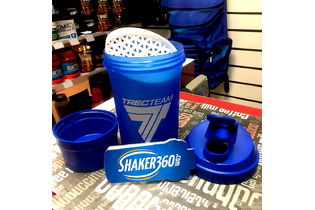 Шейкер с доп. отделом Stronger Together 2 в 1 500 мл Trec Nutrition синий