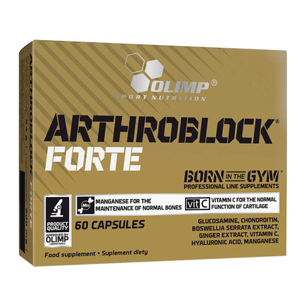 Комплекс для суставов и связок Arthroblock forte 60 кап Olimp Nutrition