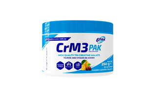 Small Креатин-малат с таурином 250 г 6PAK CrM3 вишня-лимон