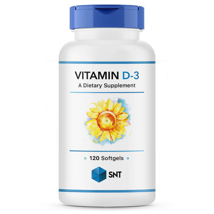 Витамин Д3 Vitamin D-3 120 капс. 5 000 ME SNT