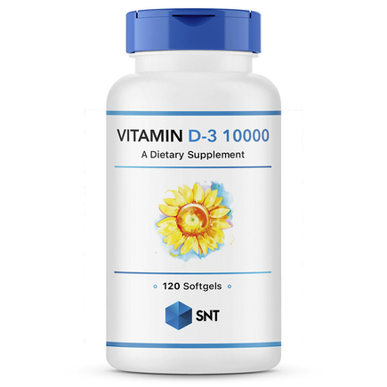 Витамин Д3 Vitamin D-3 120 капс. 10 000 ME SNT
