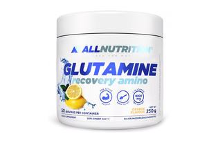 Small Глютамин с таурином Glutamine Recovery Amino 250 г Allnutrition лимон