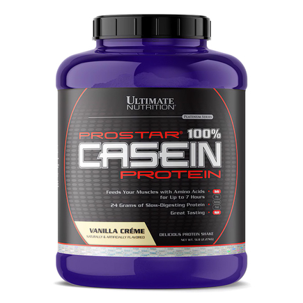 PROSTAR® 100% Casein Protein 2270 г Ultimate Nutrition ваниль