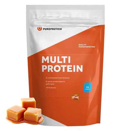Multi Protein 1000 г Pureprotein Сливочная карамель