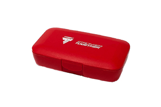 Small Таблетница кейс для капсул 5 отделений Trec Nutrition красная