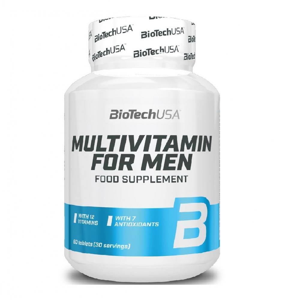 Купить Витамины для мужчин Multivitamin for Men 60 таб Biotech USA в Минске