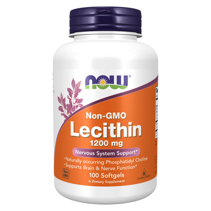 Лецитин Lecithin 1200 мг 100 капс Now Foods