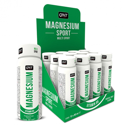Магний жидкий с витамином B-6 Magnesium B6 Shot 80 мл QNT Тропические фрукты