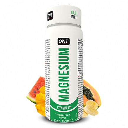 Магний жидкий с витамином B-6 Magnesium B6 Shot 80 мл QNT Тропические фрукты