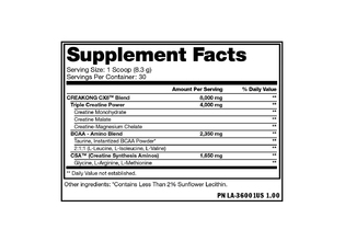 Small Креатиновый заряженный комплекс CreaKong CX8 249 г Mutant