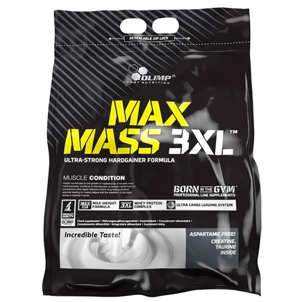 Гейнер с креатином MAX Mass 3XL 6 кг Olimp Nutrition Ваниль