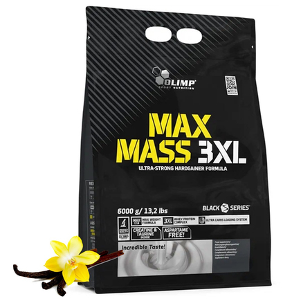 Гейнер с креатином MAX Mass 3XL 6 кг Olimp Nutrition Ваниль