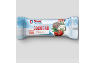 Small Протеиновый батончик 40 г Paradise Coco bar Fitness Formula клубника с кокосом