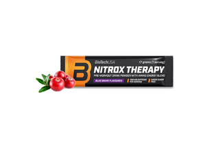 Small Предтренировочный комплекс Nitrox Therapy 17 г Biotech USA клюква