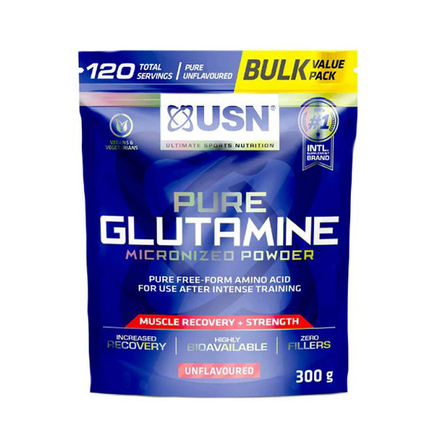 Глютамин 100% Pure Glutamine 300 г USN без вкуса